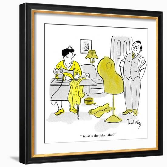 Hazel Cartoon-Ted Key-Framed Giclee Print