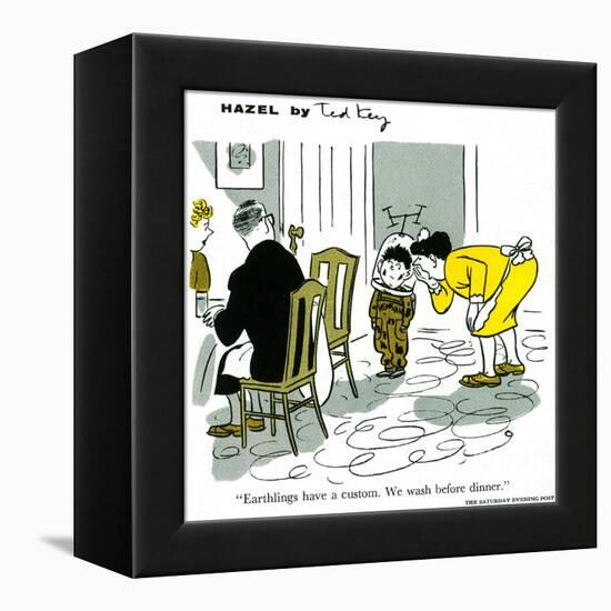 Hazel Cartoon-Ted Key-Framed Premier Image Canvas