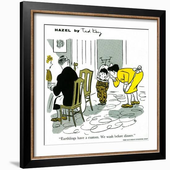 Hazel Cartoon-Ted Key-Framed Giclee Print