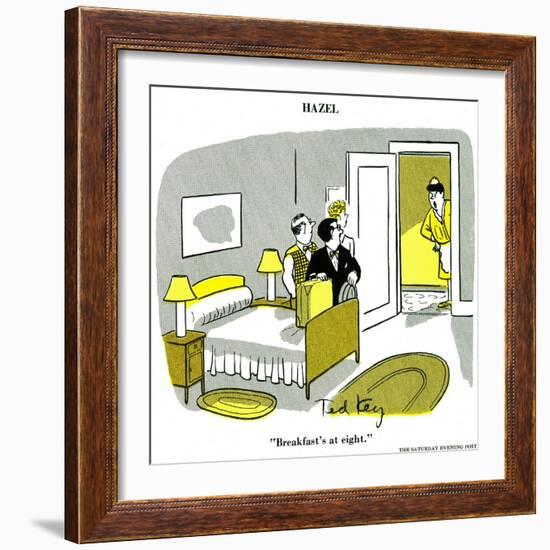 Hazel Cartoon-Ted Key-Framed Giclee Print