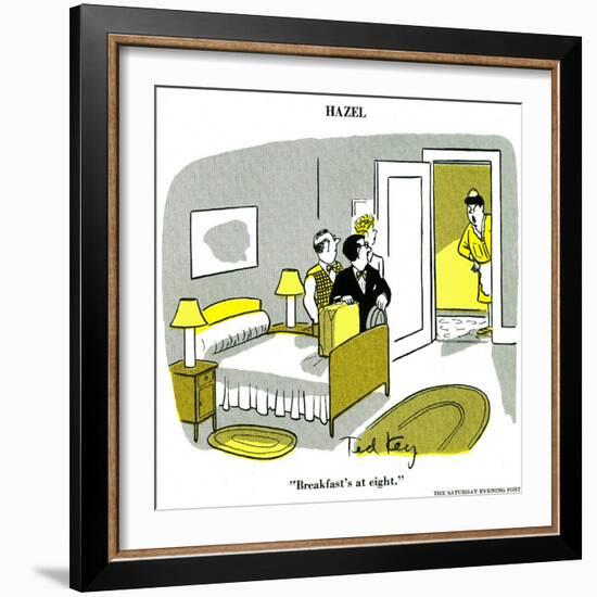 Hazel Cartoon-Ted Key-Framed Giclee Print