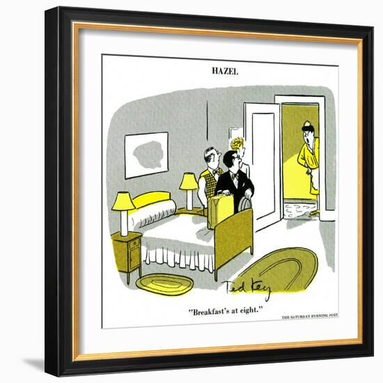 Hazel Cartoon-Ted Key-Framed Giclee Print