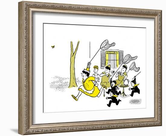 Hazel Cartoon-Ted Key-Framed Giclee Print