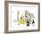 Hazel Cartoon-Ted Key-Framed Giclee Print