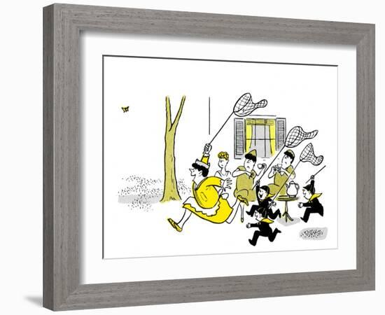 Hazel Cartoon-Ted Key-Framed Giclee Print