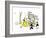 Hazel Cartoon-Ted Key-Framed Giclee Print