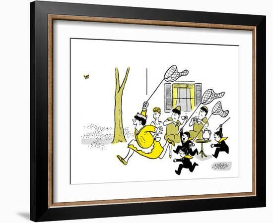 Hazel Cartoon-Ted Key-Framed Giclee Print