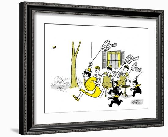 Hazel Cartoon-Ted Key-Framed Giclee Print