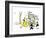 Hazel Cartoon-Ted Key-Framed Giclee Print