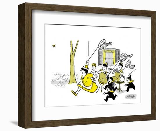 Hazel Cartoon-Ted Key-Framed Giclee Print