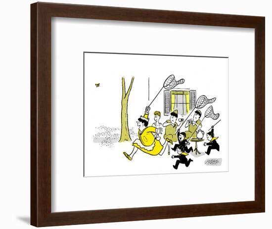 Hazel Cartoon-Ted Key-Framed Giclee Print