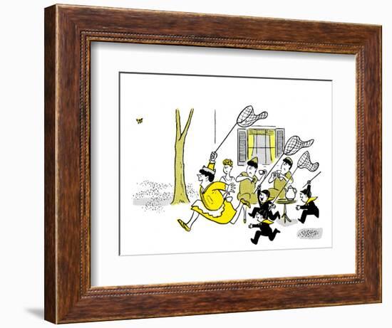 Hazel Cartoon-Ted Key-Framed Giclee Print