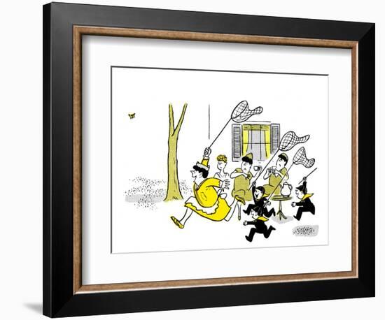 Hazel Cartoon-Ted Key-Framed Giclee Print