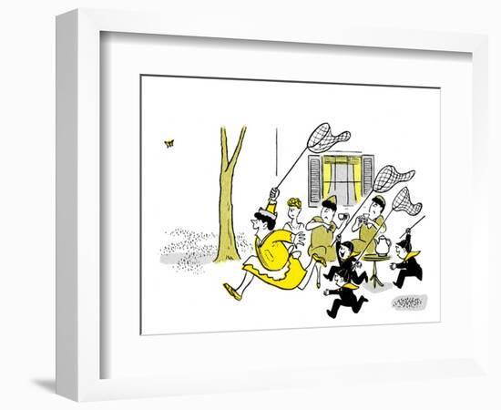 Hazel Cartoon-Ted Key-Framed Giclee Print