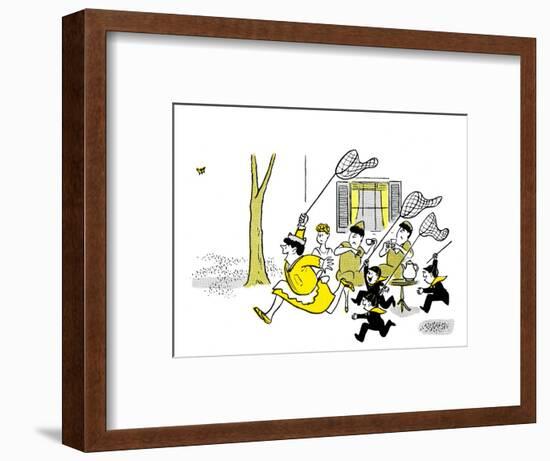 Hazel Cartoon-Ted Key-Framed Giclee Print