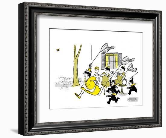 Hazel Cartoon-Ted Key-Framed Giclee Print