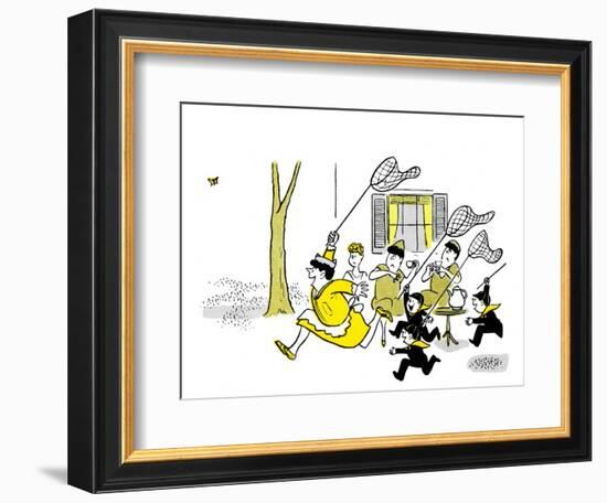 Hazel Cartoon-Ted Key-Framed Giclee Print