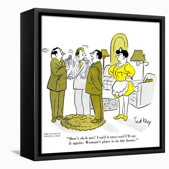 Hazel Cartoon-Ted Key-Framed Premier Image Canvas