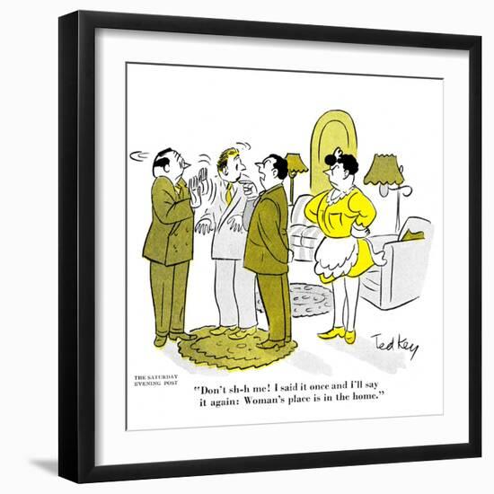 Hazel Cartoon-Ted Key-Framed Giclee Print