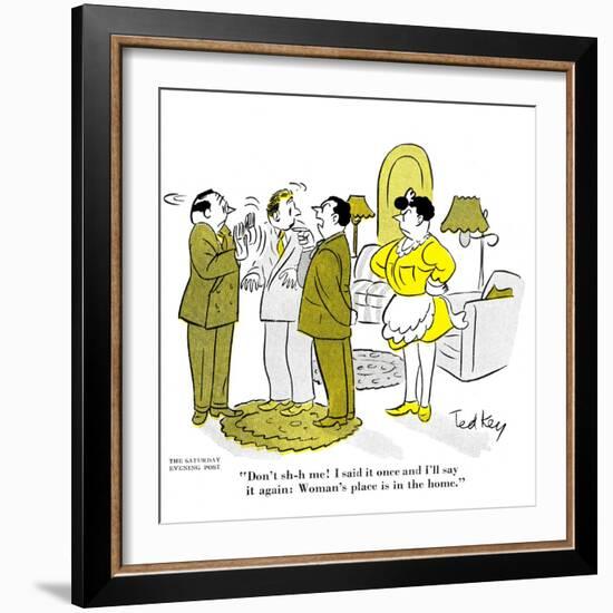 Hazel Cartoon-Ted Key-Framed Giclee Print