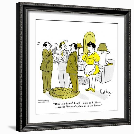 Hazel Cartoon-Ted Key-Framed Giclee Print