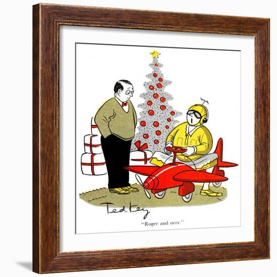 Hazel Cartoon-Ted Key-Framed Giclee Print