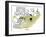 Hazel Cartoon-Ted Key-Framed Giclee Print