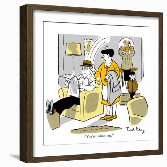 Hazel Cartoon-Ted Key-Framed Giclee Print