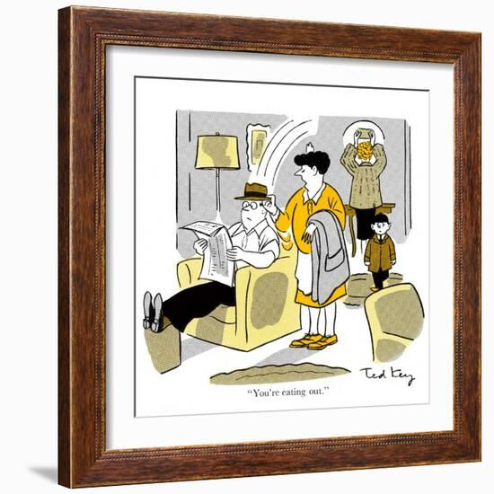 Hazel Cartoon-Ted Key-Framed Giclee Print