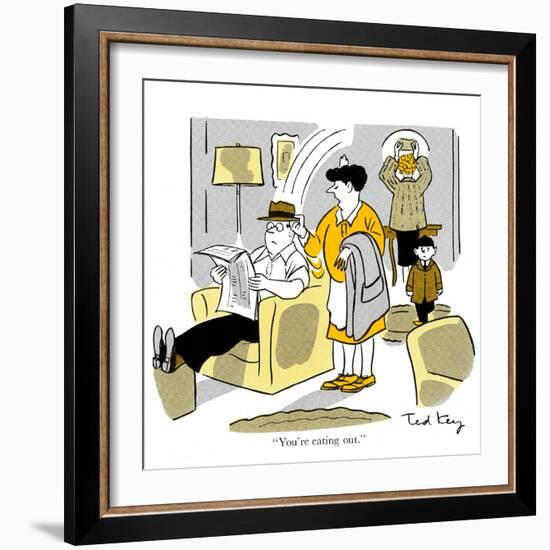 Hazel Cartoon-Ted Key-Framed Giclee Print