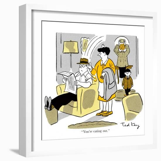 Hazel Cartoon-Ted Key-Framed Giclee Print