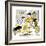 Hazel Cartoon-Ted Key-Framed Giclee Print