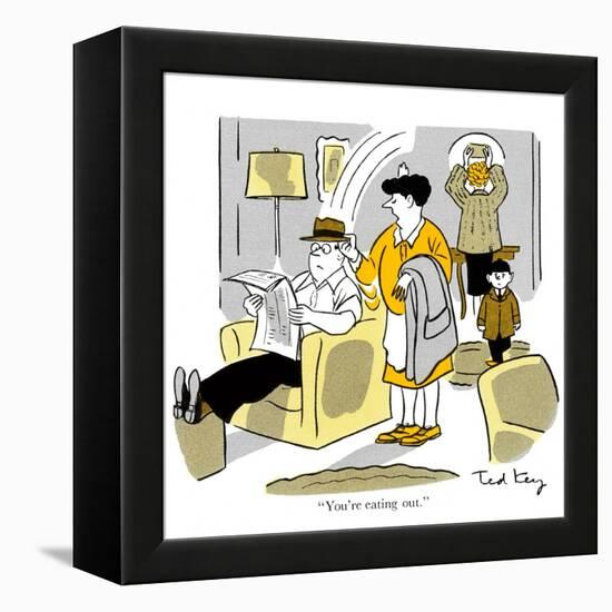 Hazel Cartoon-Ted Key-Framed Premier Image Canvas