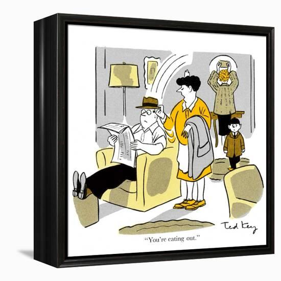 Hazel Cartoon-Ted Key-Framed Premier Image Canvas