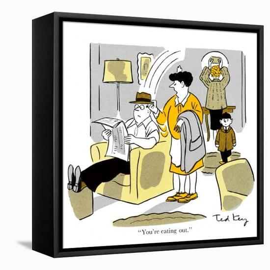 Hazel Cartoon-Ted Key-Framed Premier Image Canvas