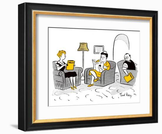 Hazel Cartoon-Ted Key-Framed Giclee Print