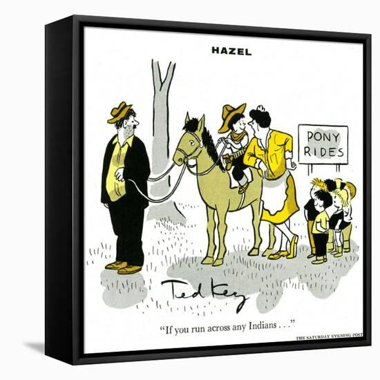 Hazel Cartoon-Ted Key-Framed Premier Image Canvas