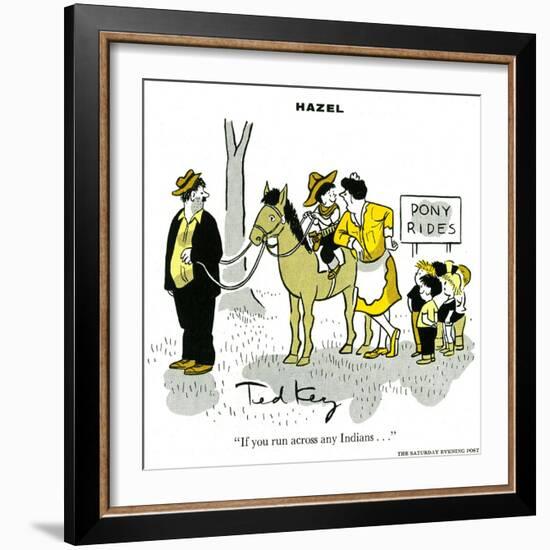 Hazel Cartoon-Ted Key-Framed Giclee Print