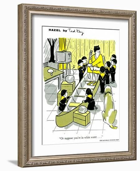 Hazel Cartoon-Ted Key-Framed Giclee Print