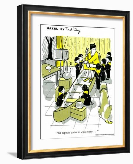 Hazel Cartoon-Ted Key-Framed Giclee Print