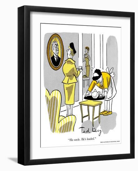 Hazel Cartoon-Ted Key-Framed Giclee Print