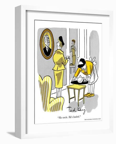 Hazel Cartoon-Ted Key-Framed Giclee Print