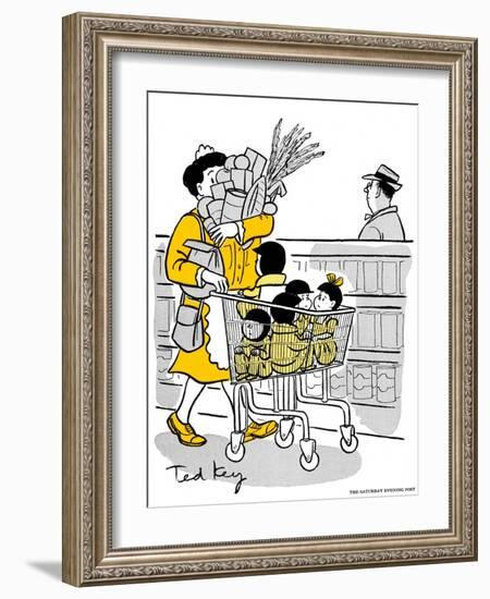 Hazel Cartoon-Ted Key-Framed Giclee Print