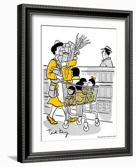 Hazel Cartoon-Ted Key-Framed Giclee Print