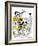 Hazel Cartoon-Ted Key-Framed Giclee Print