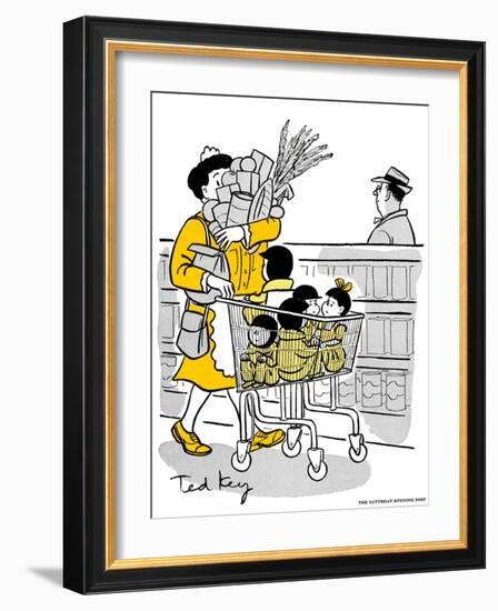 Hazel Cartoon-Ted Key-Framed Giclee Print