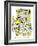 Hazel Cartoon-Ted Key-Framed Giclee Print