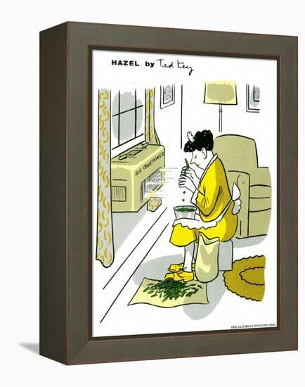 Hazel Cartoon-Ted Key-Framed Premier Image Canvas