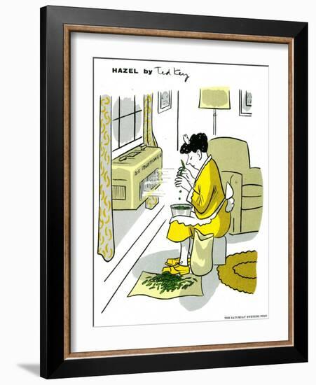 Hazel Cartoon-Ted Key-Framed Giclee Print