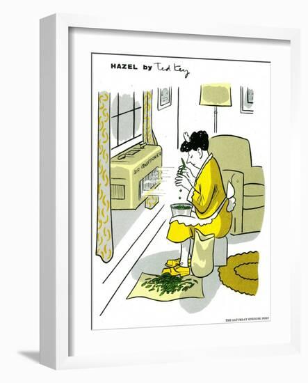 Hazel Cartoon-Ted Key-Framed Giclee Print